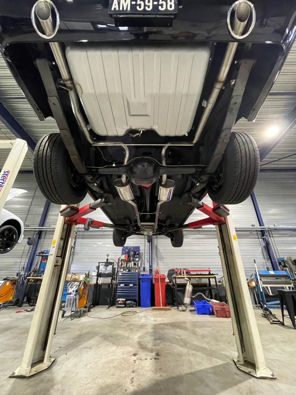 Catback links & rechts voor een Ford Mustang
