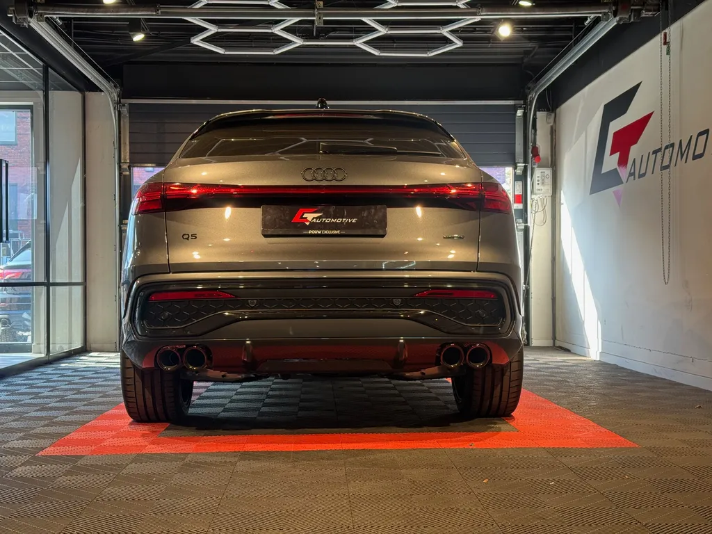 Audi Q5 2025 SQ5 look uitlaat aanpassen eindstukken zwart 100mm