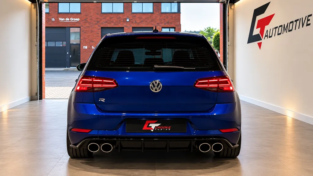 Golf 7R uitlaat